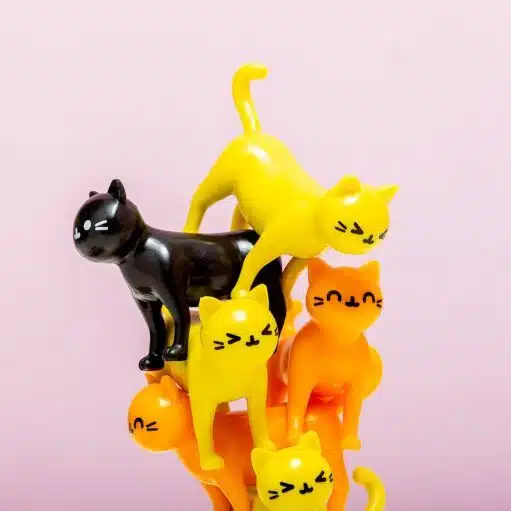 Katzen-Katastrophe Stapelspiel
