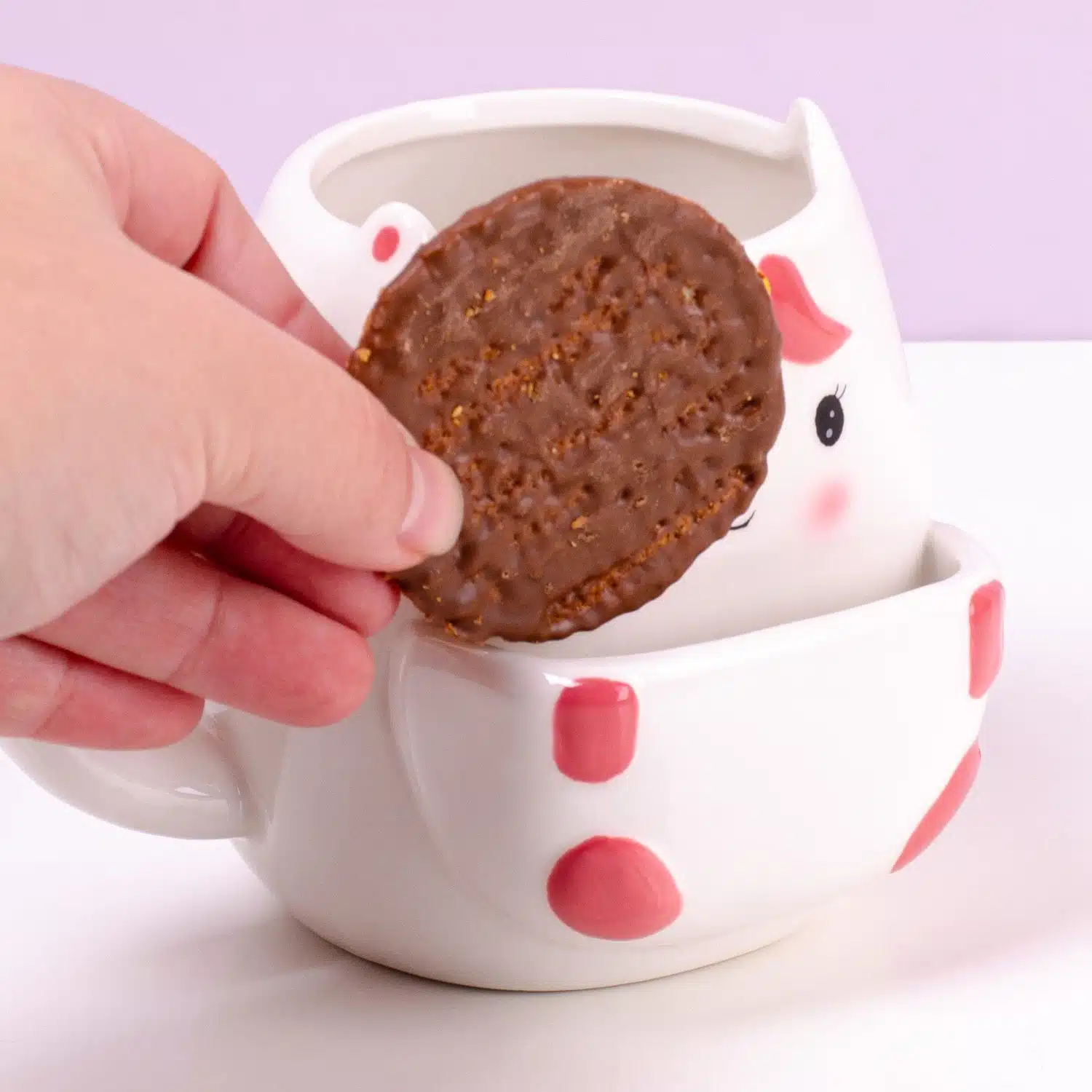 Tierbecher mit Keksablage