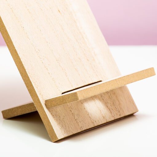 Holz-Telefonhalter