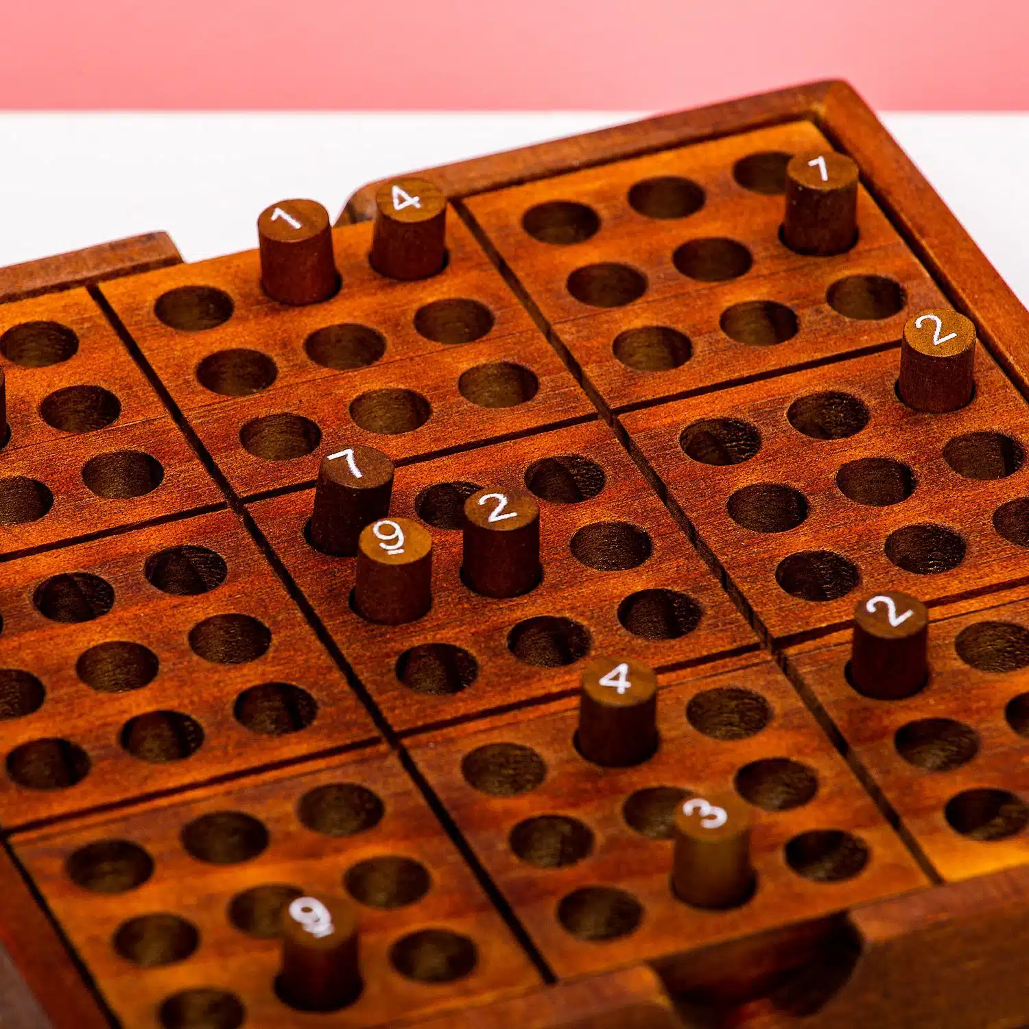Holz-Sudoku-Spiel