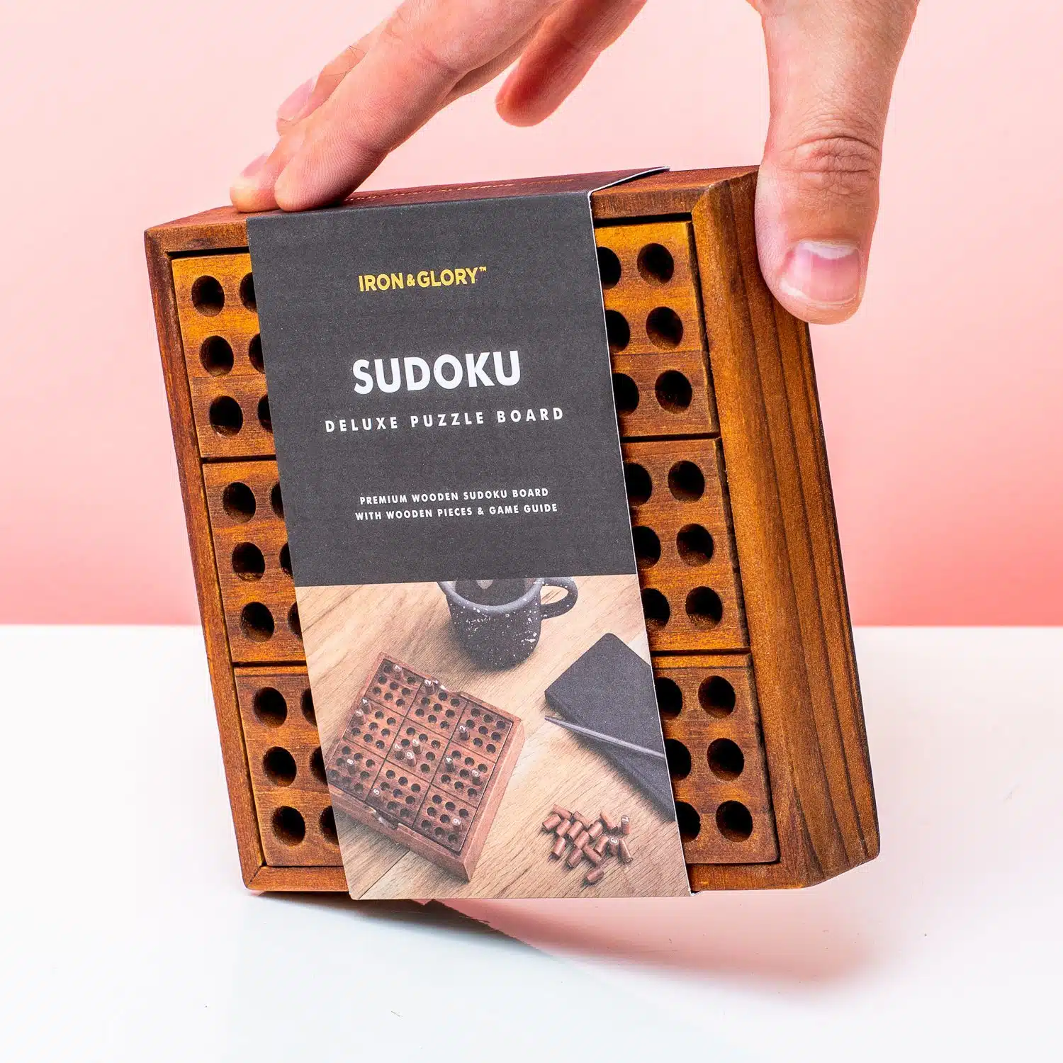 Holz-Sudoku-Spiel