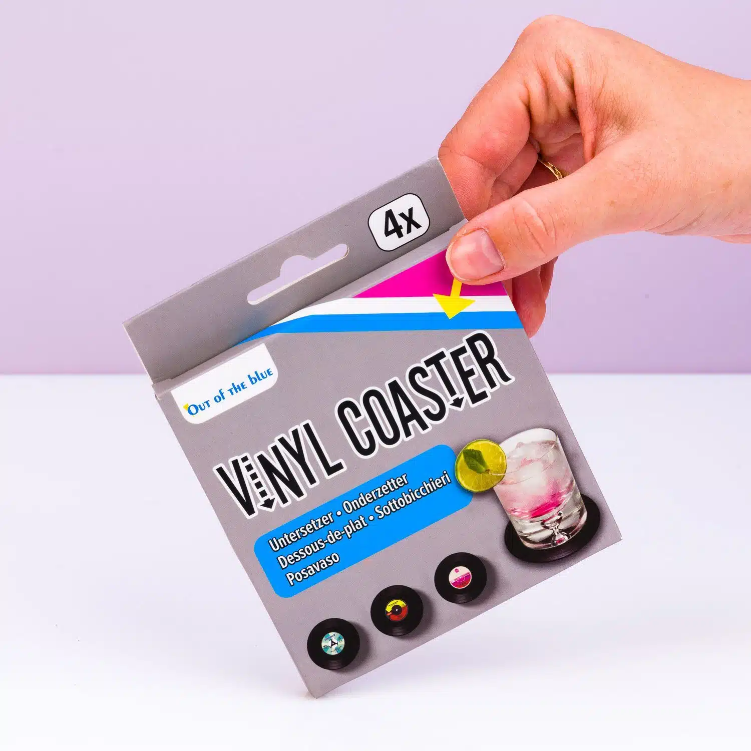 Vinyl-Untersetzer (Set von 4)