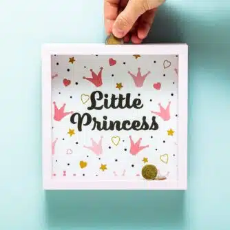 Holz-Sparschwein  - PRINCESS