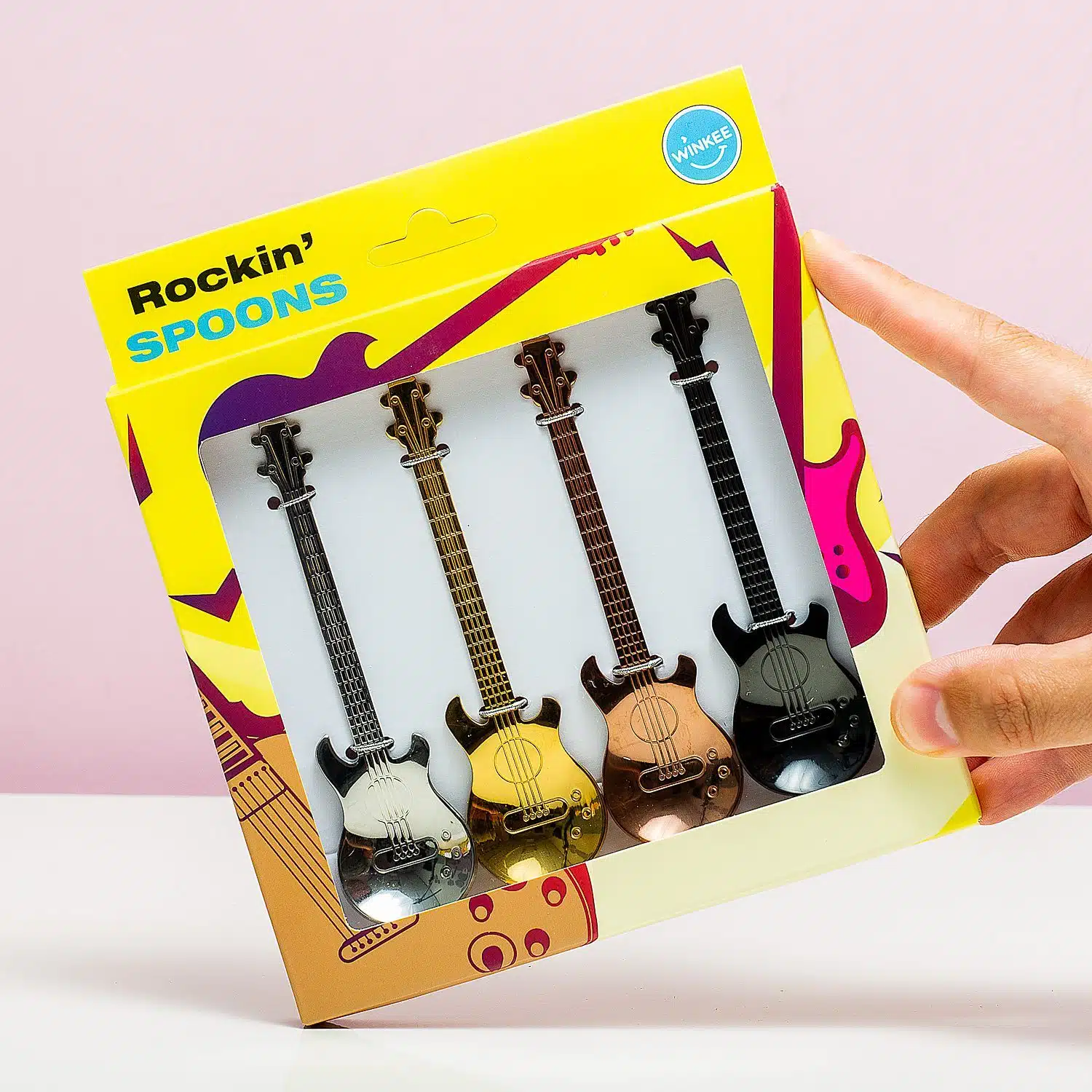 Gitarren-Teelöffel (Set von 4)