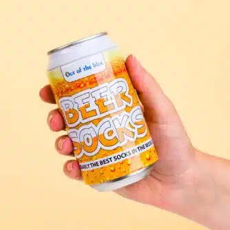 Gelbe Biersocken