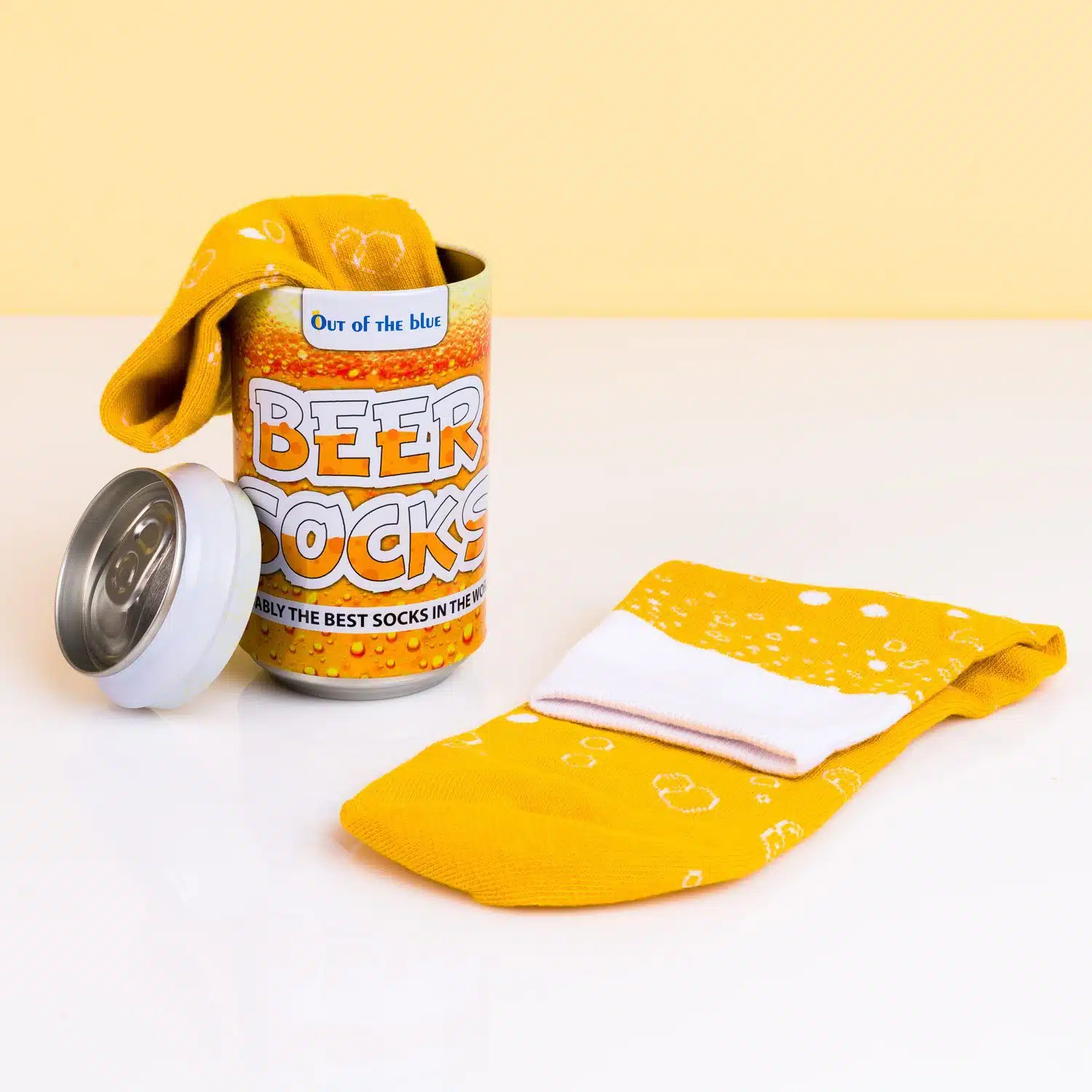 Gelbe Biersocken