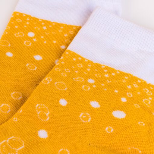 Gelbe Biersocken