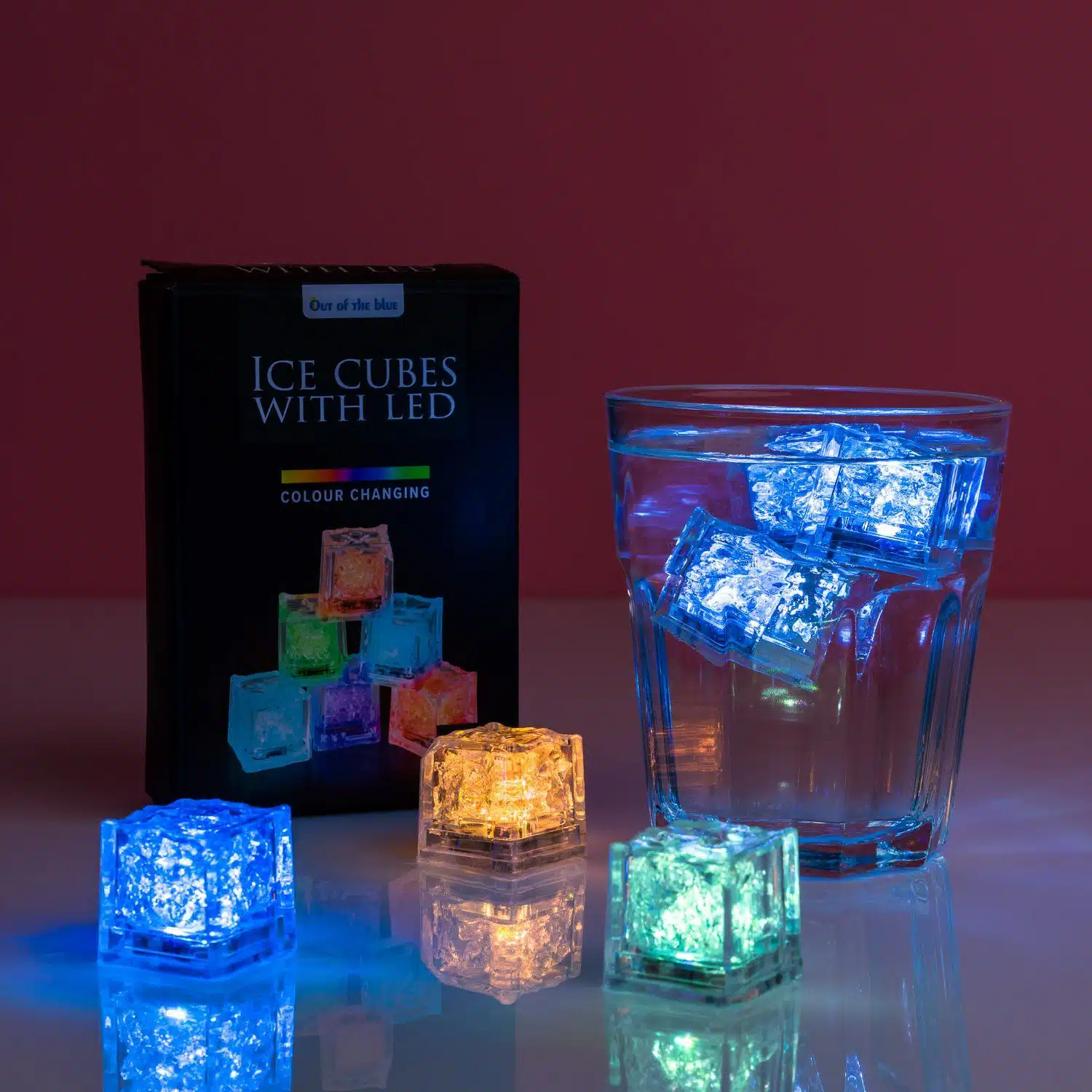 LED-Eiswürfel (Set von 6)