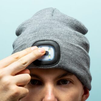 Mütze mit LED-Beleuchtung