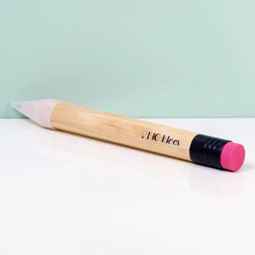 XXL-Bleistift mit Radiergummi