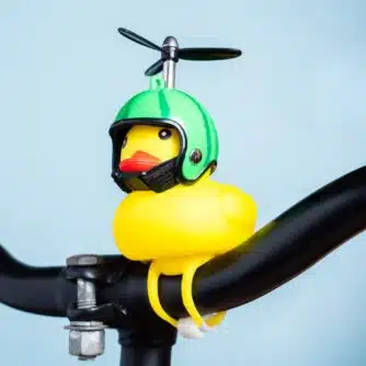 Fahrrad-Badeente -  Wassermelone