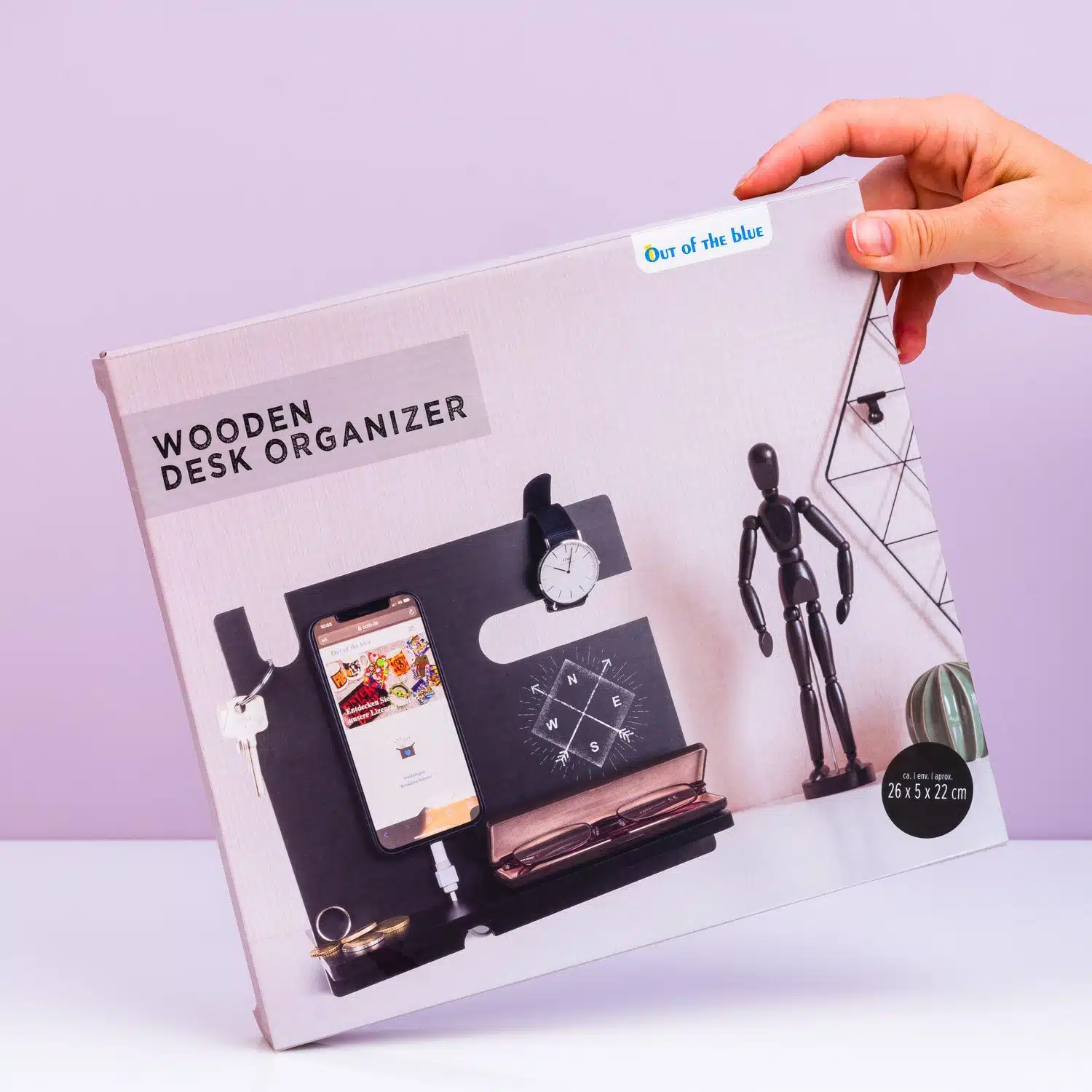 Holz Schreibtischorganizer