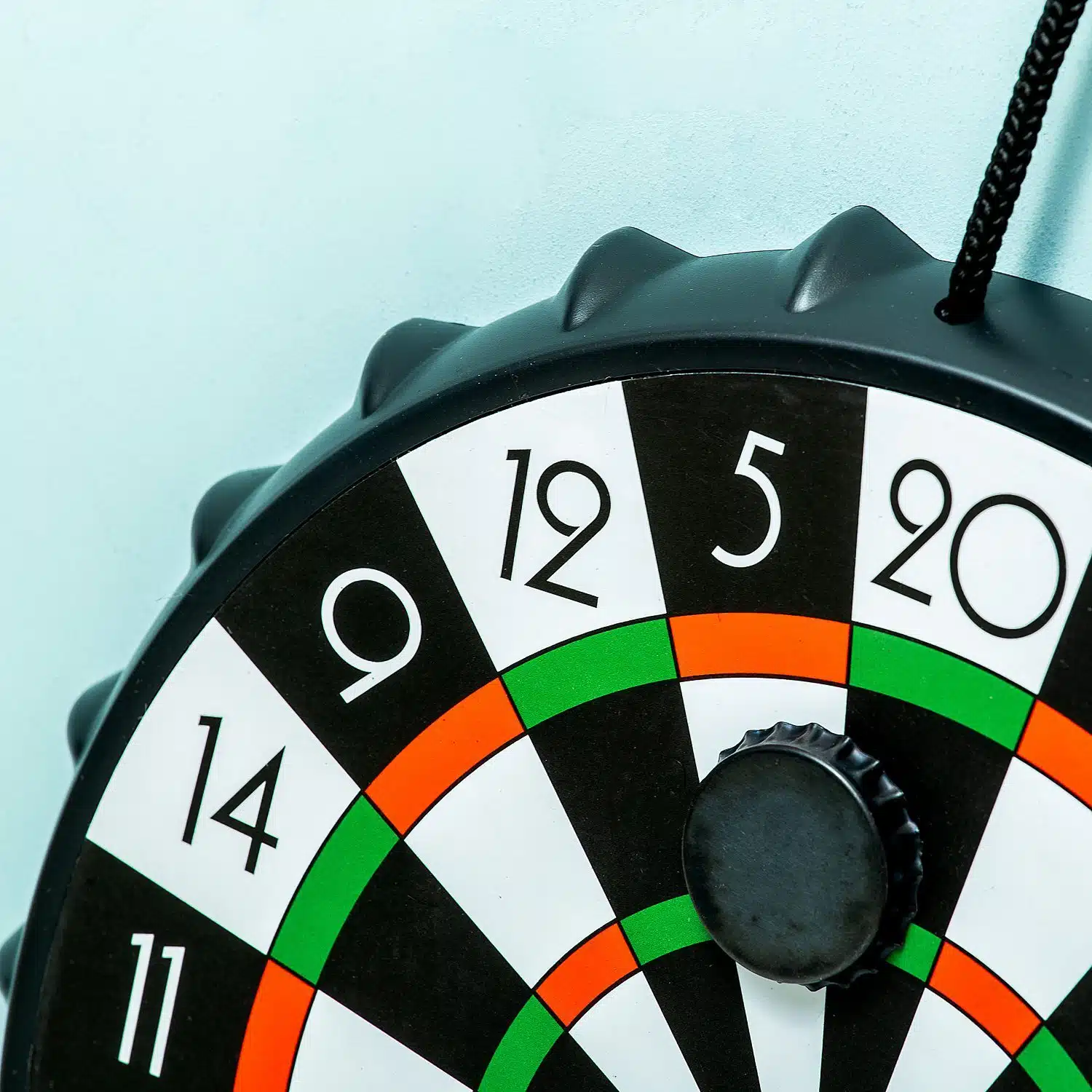 Bierdeckel-Dartspiel