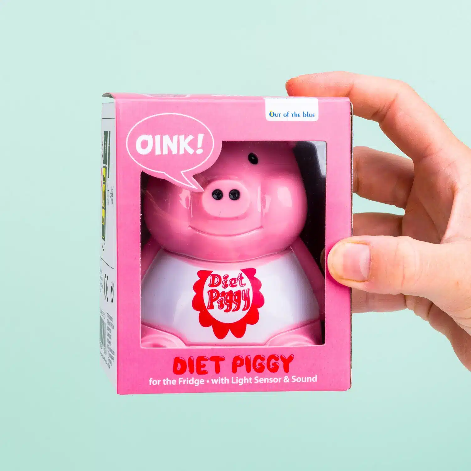 Diät-Schweinchen für den Kühlschrank