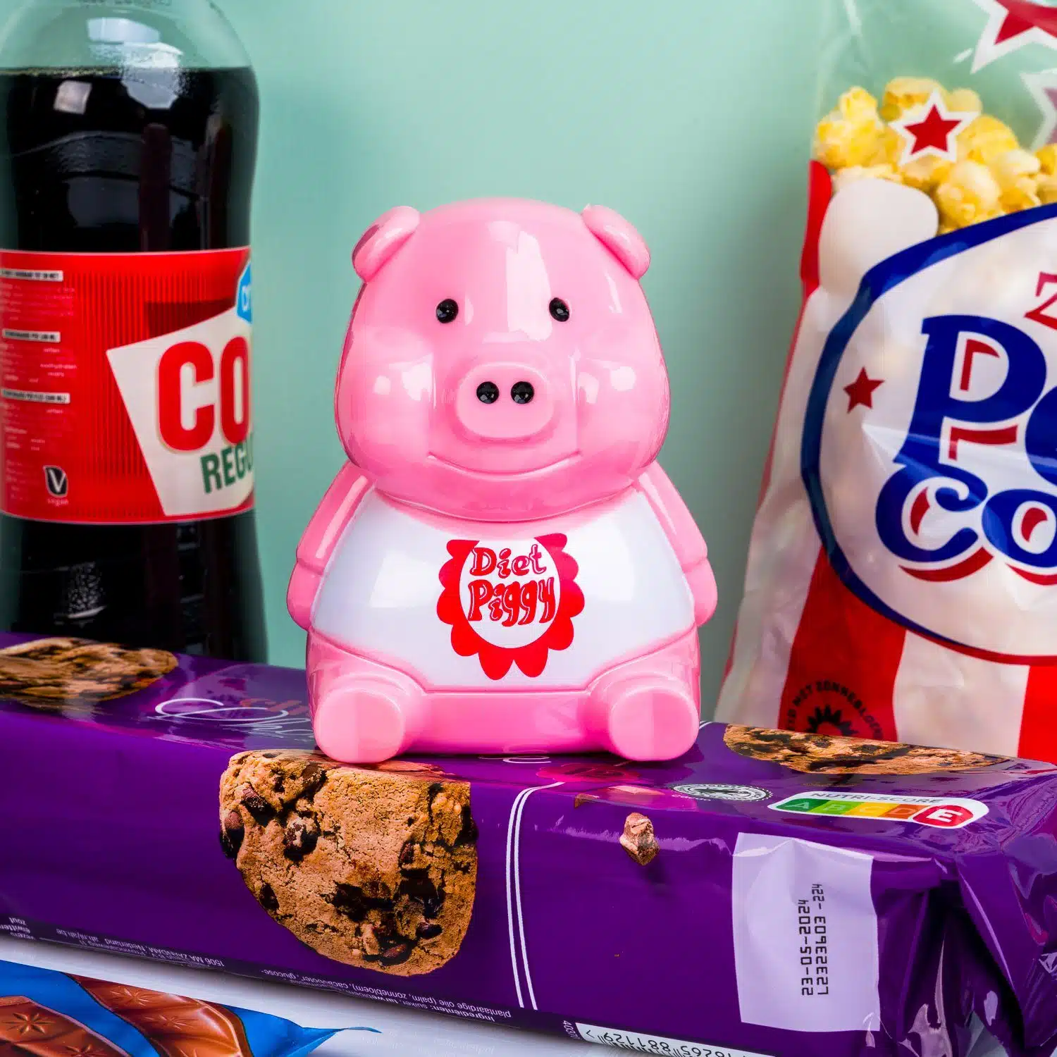 Diät-Schweinchen für den Kühlschrank