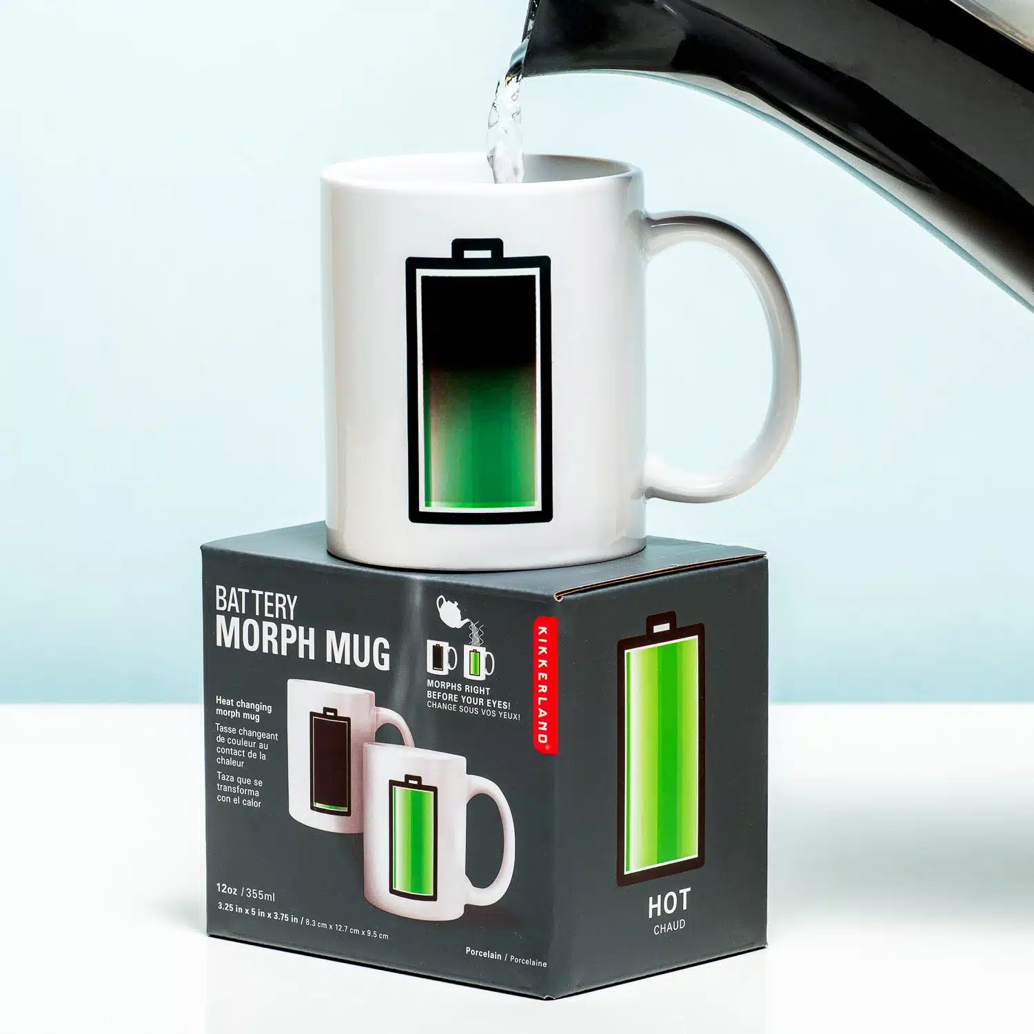 Wärmeempfindliche Tasse Batterie