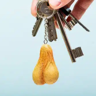 Hoden Schlüsselanhänger