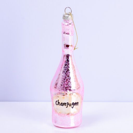 Champagner-Weihnachtskugel