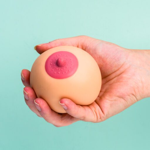 Brust-Stressball