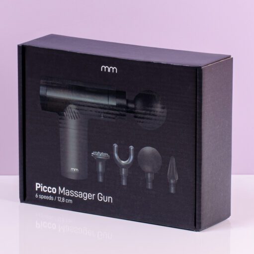 Massage-Pistole mit Aufsätzen