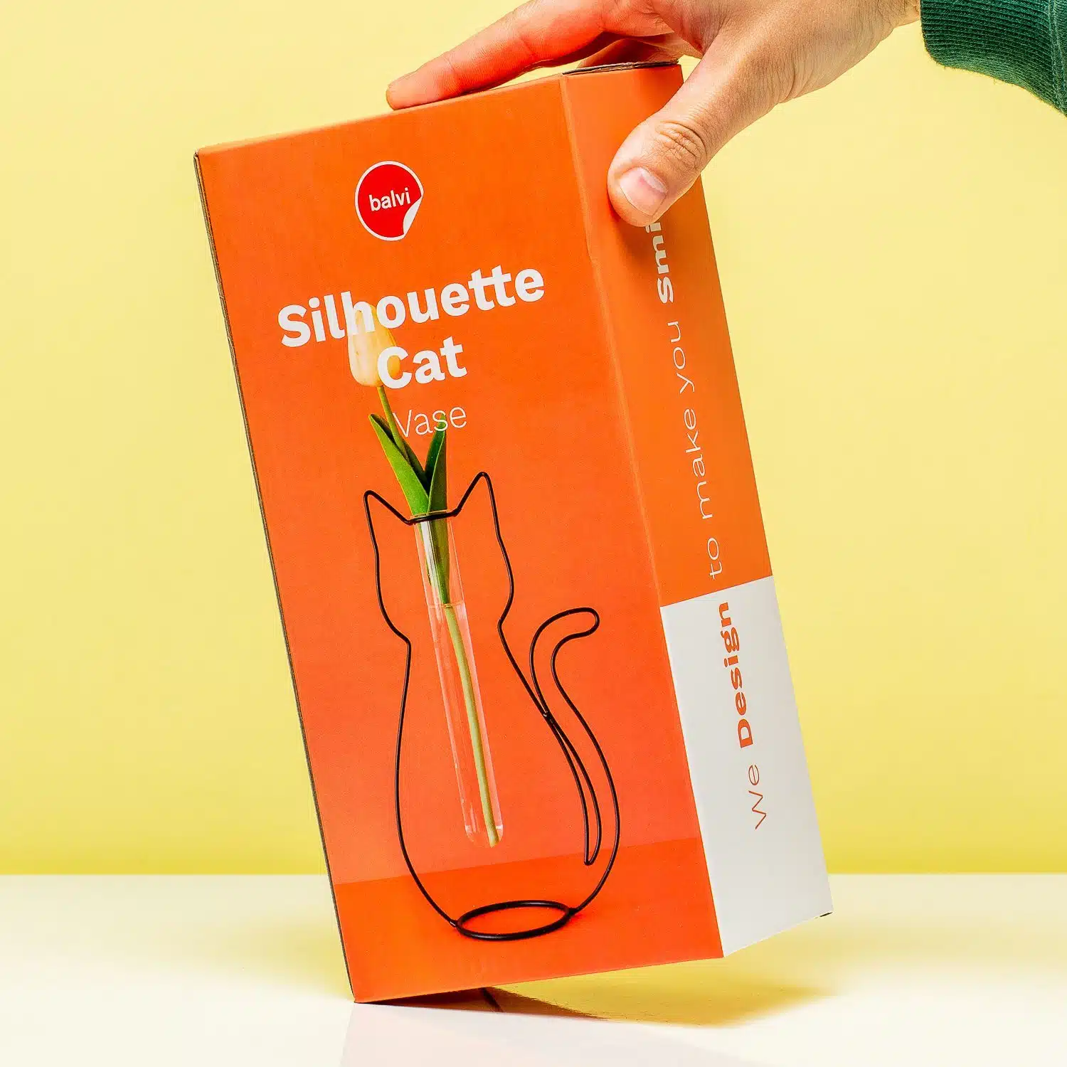 Silhouette-Drahtvase