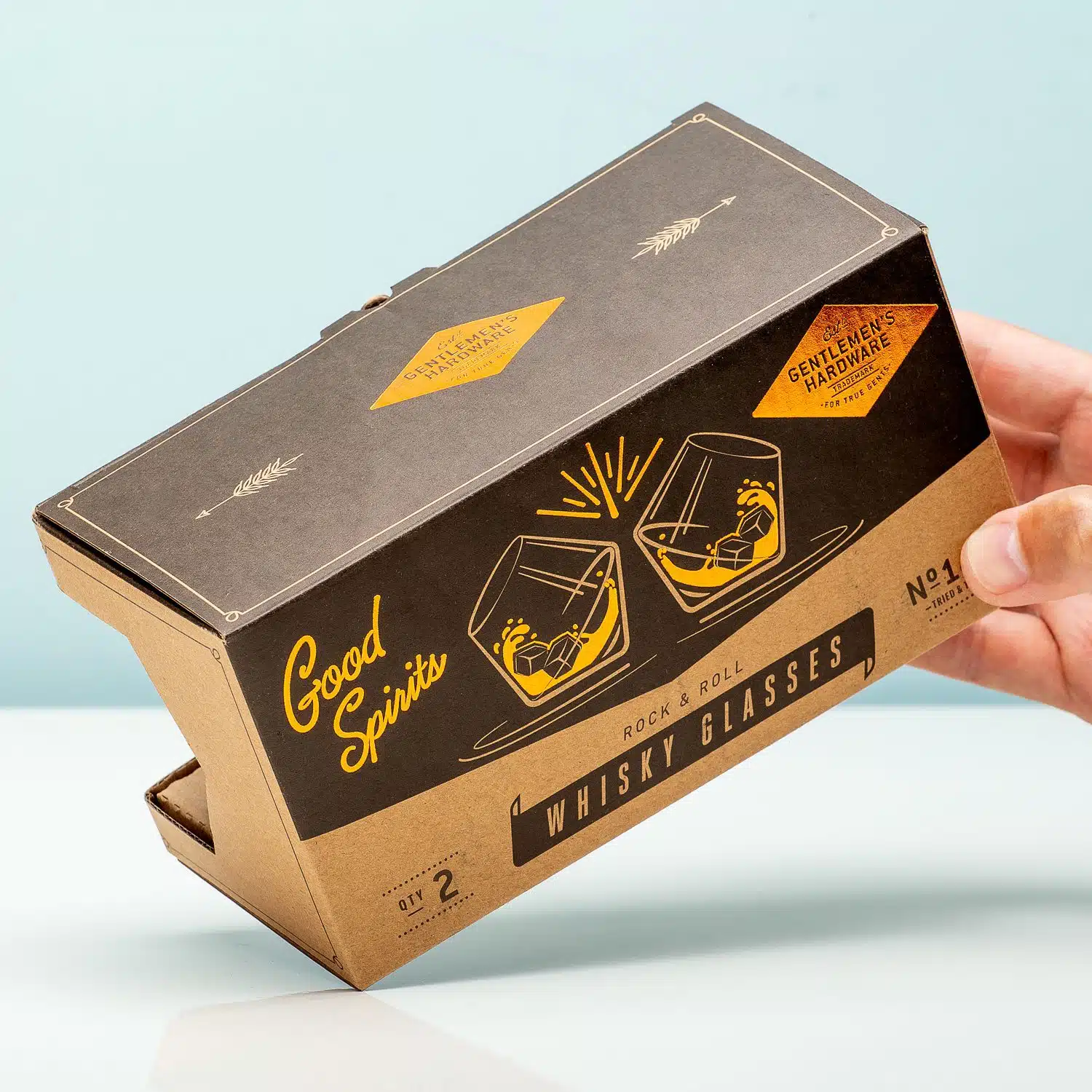 Rocking Whiskygläser (Set von 2)