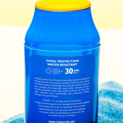 Sonnencreme-Flasche für Wertsachen