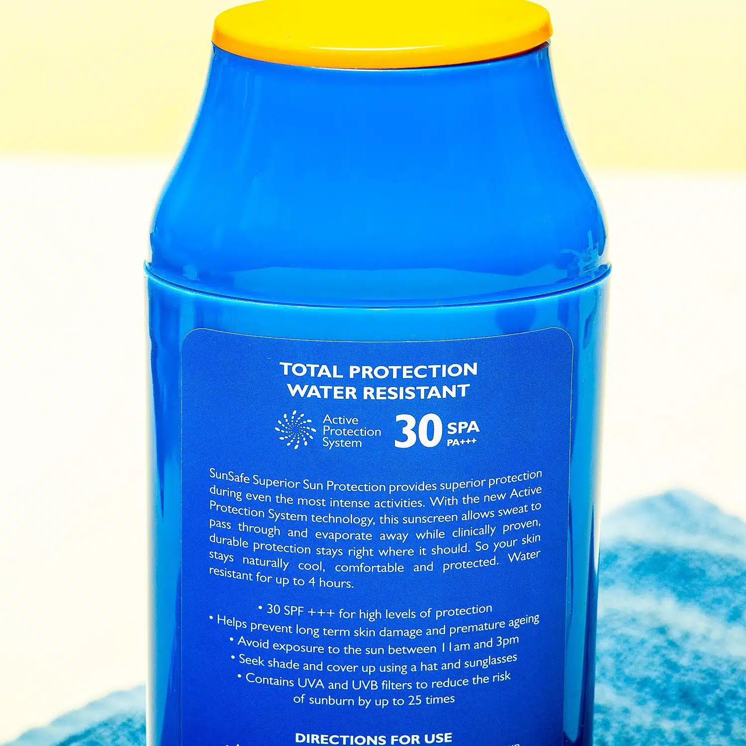 Sonnencreme-Flasche für Wertsachen