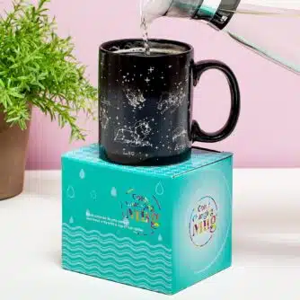 Wärmeempfindliche Tasse mit Sternzeichen