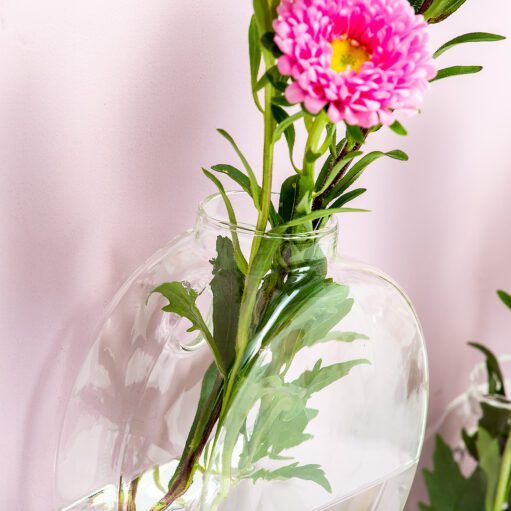 Glas Wandvasen