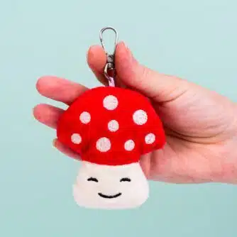 Knuffel-Schlüsselanhänger - Pilz