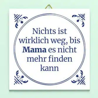 Kachel Nichts ist wirklich weg