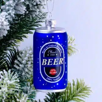 Bierdosen-Weihnachtskugel (sortiert)