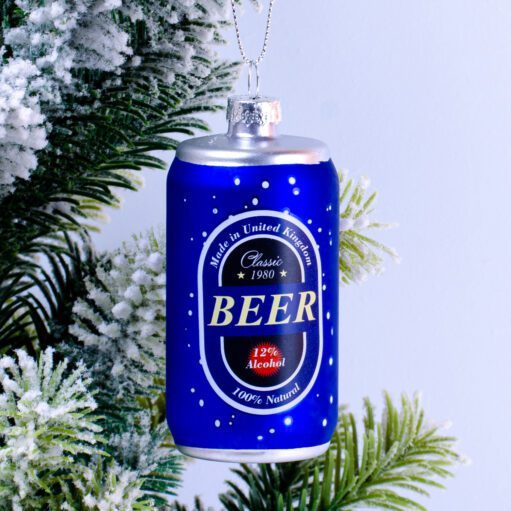 Bierdosen-Weihnachtskugel (sortiert)