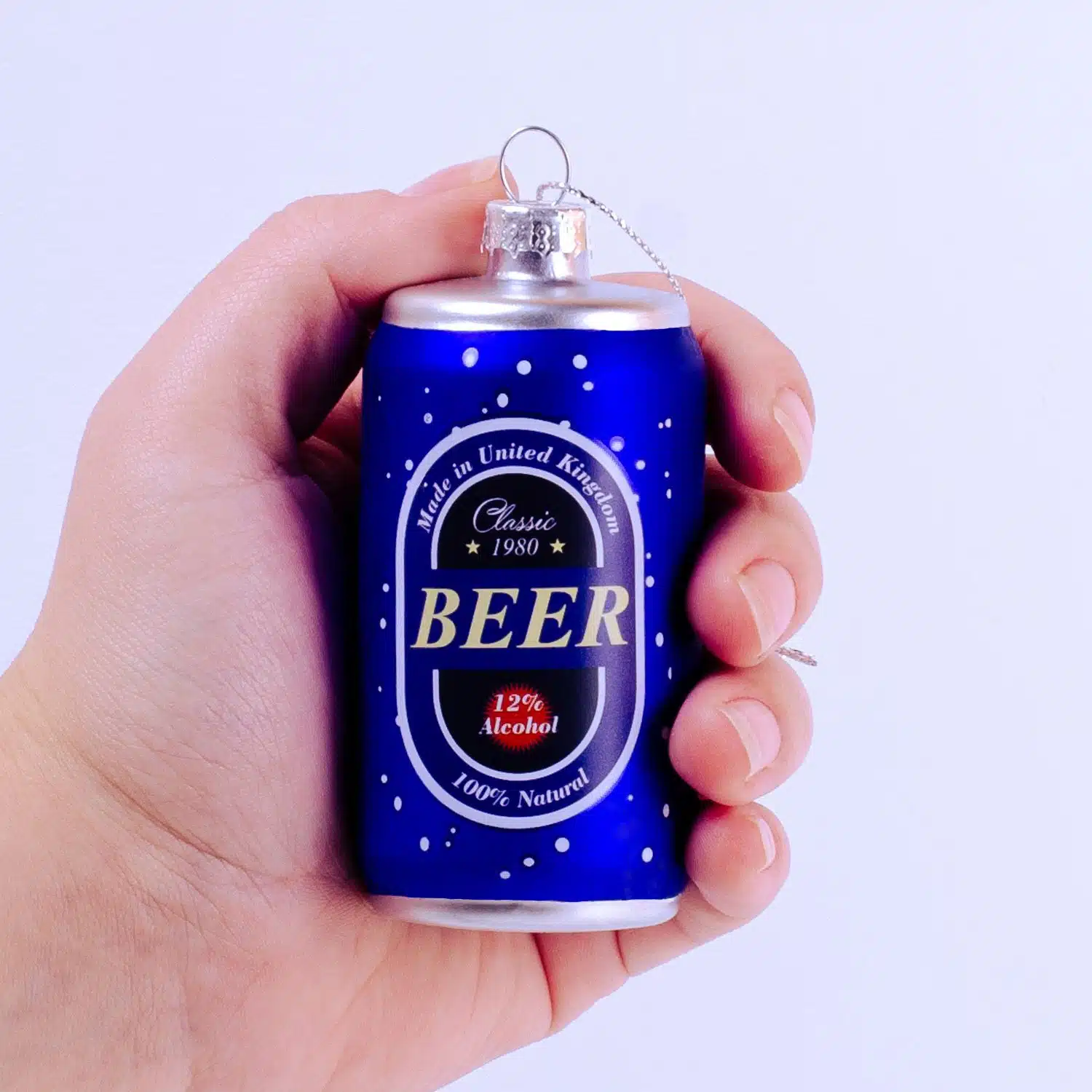 Bierdosen-Weihnachtskugel (sortiert)