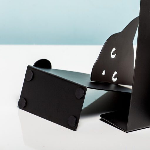 Versteckte Katze Buchstützen (Set von 2)