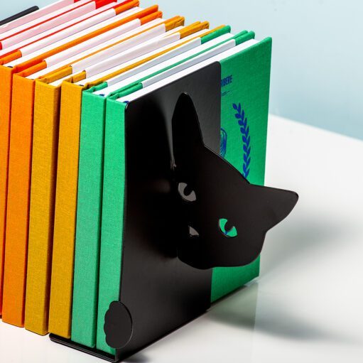 Versteckte Katze Buchstützen (Set von 2)