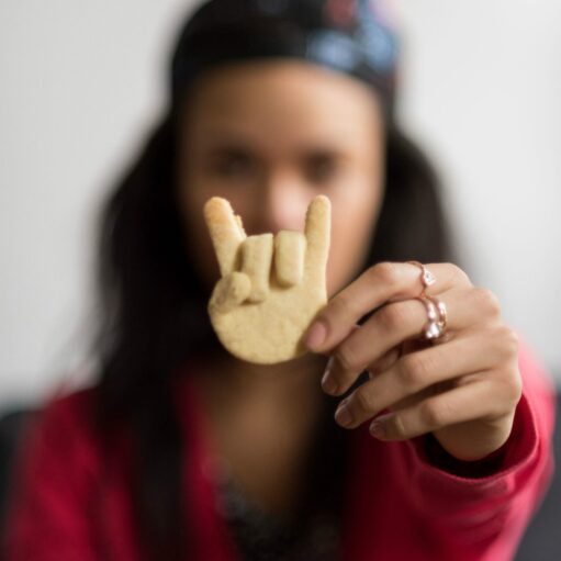 Hand-Keksform
