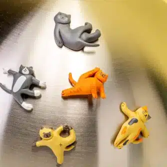 Cat Yoga Magneten (Set von 5)