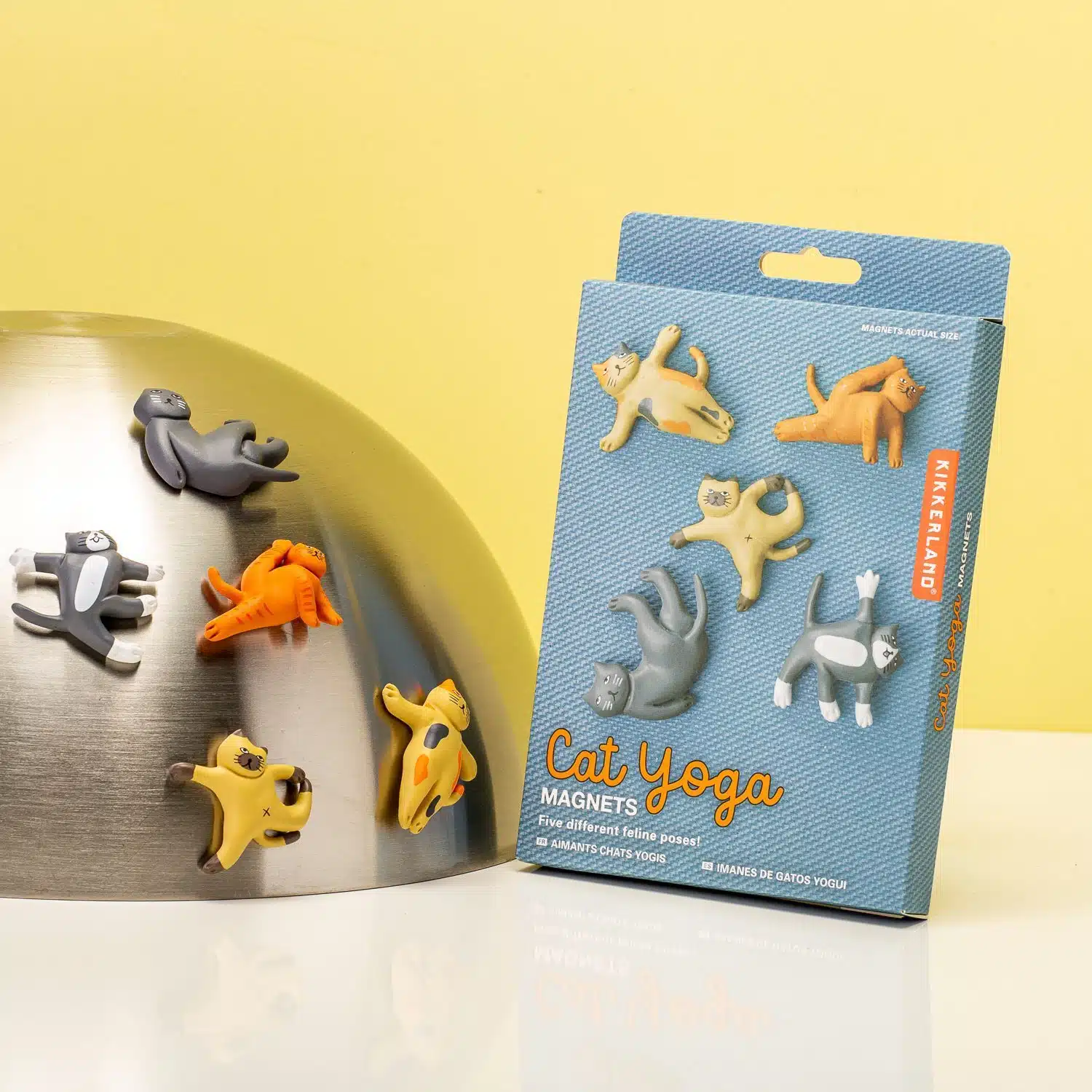 Cat Yoga Magneten (Set von 5)