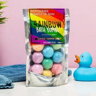 Regenbogen-Badekugeln