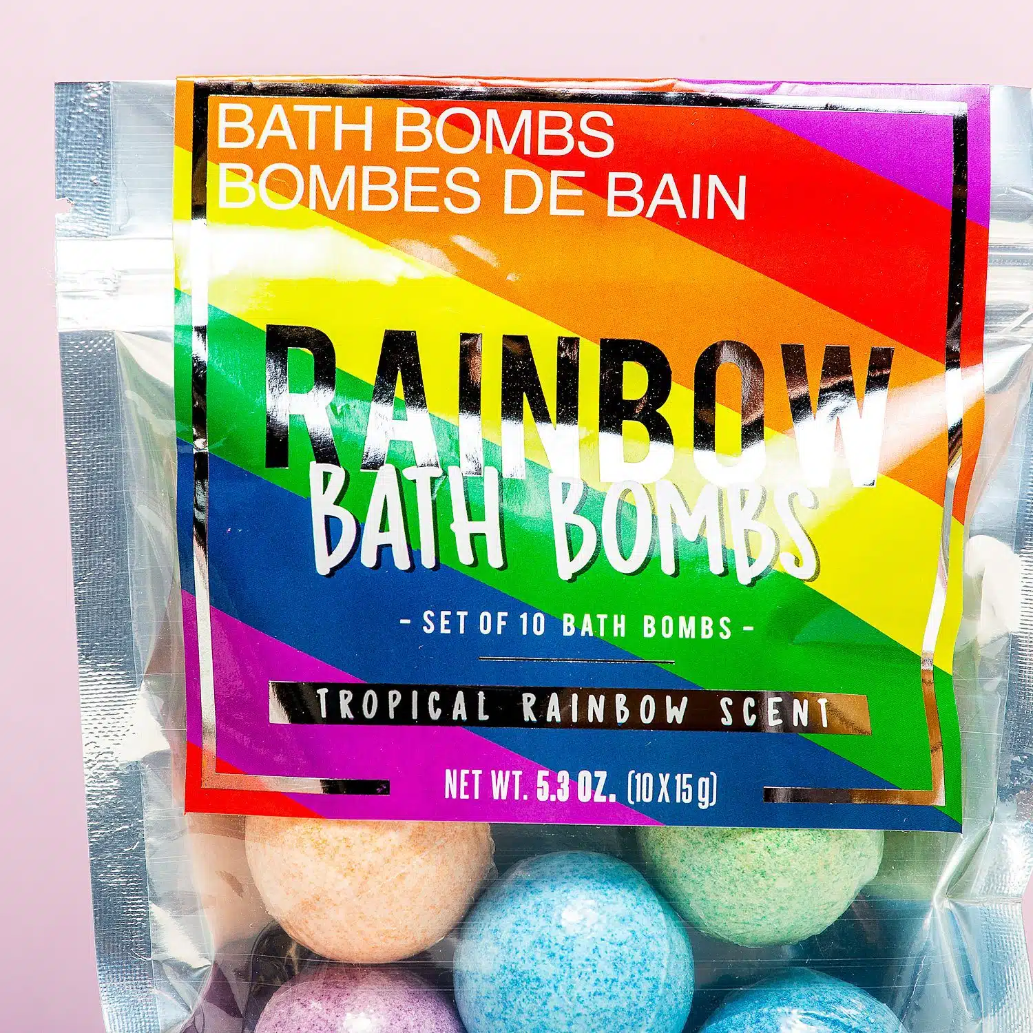 Regenbogen-Badekugeln