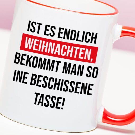 Tasse Ist es endlich Weihnachten