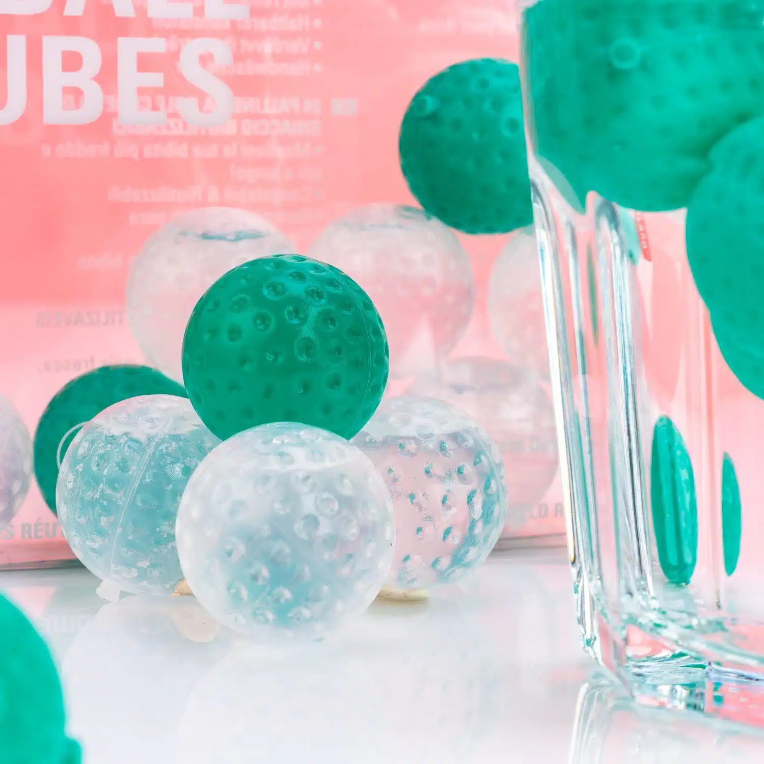 Wiederverwendbare Golfball-Eiswürfel (Set von 24)