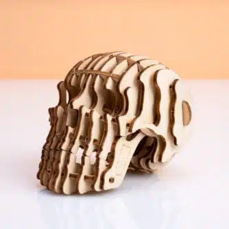 3D-Holzpuzzle - Schädel