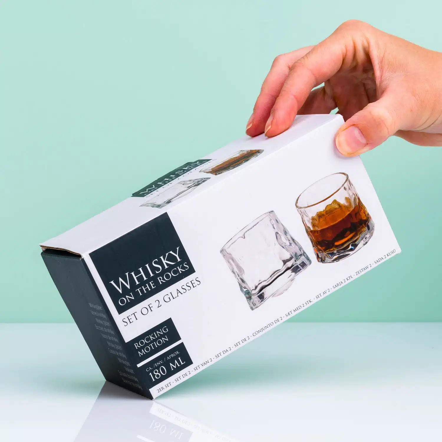 Whiskey on the rocks Gläser (Set von 2)