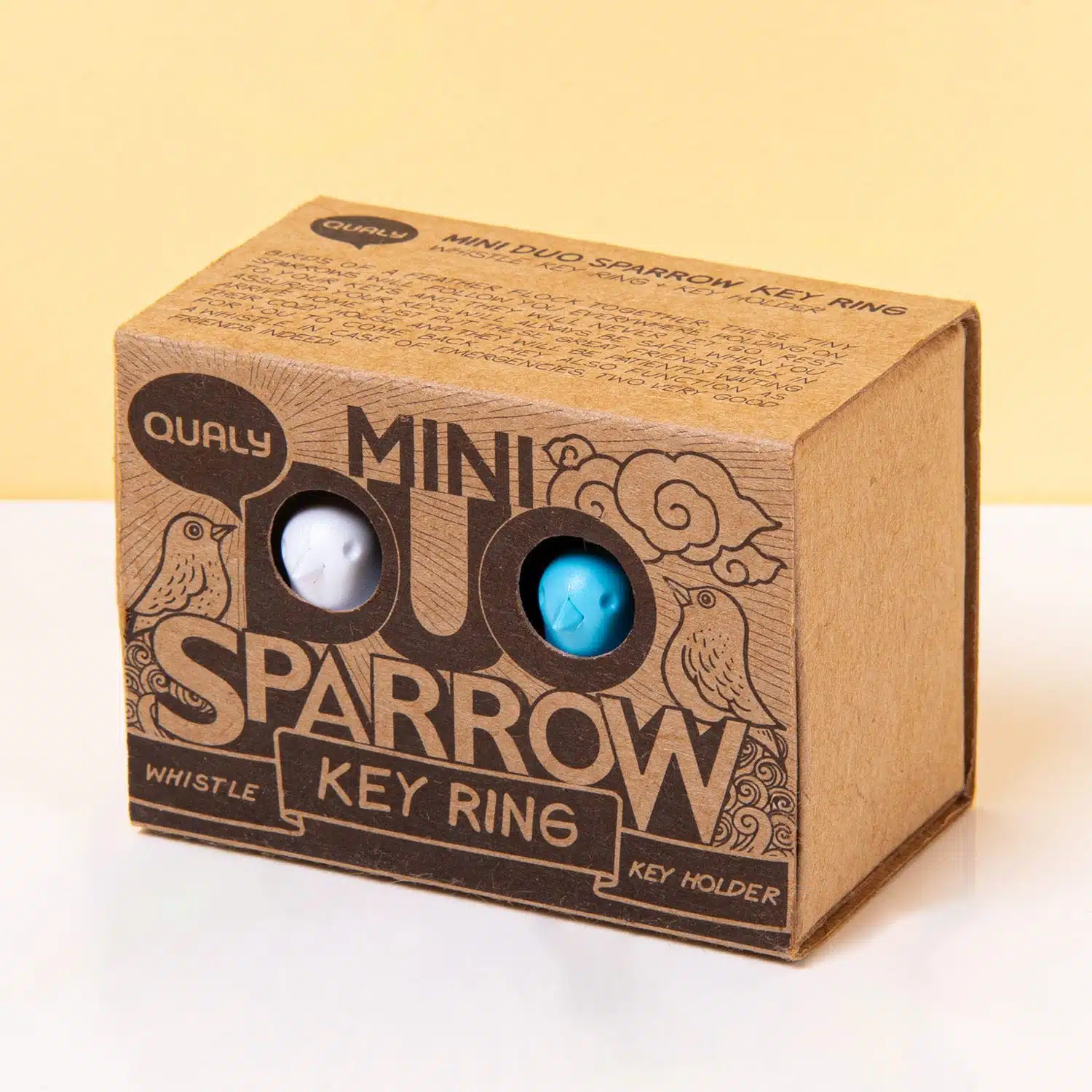 Mini Sparrow Duo Schlüsselanhänger