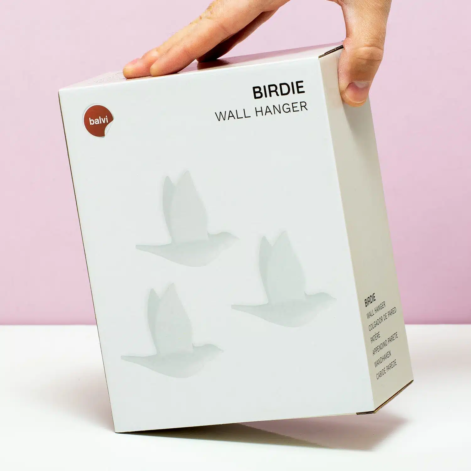 Vogel-Wandhaken (Set von 3)