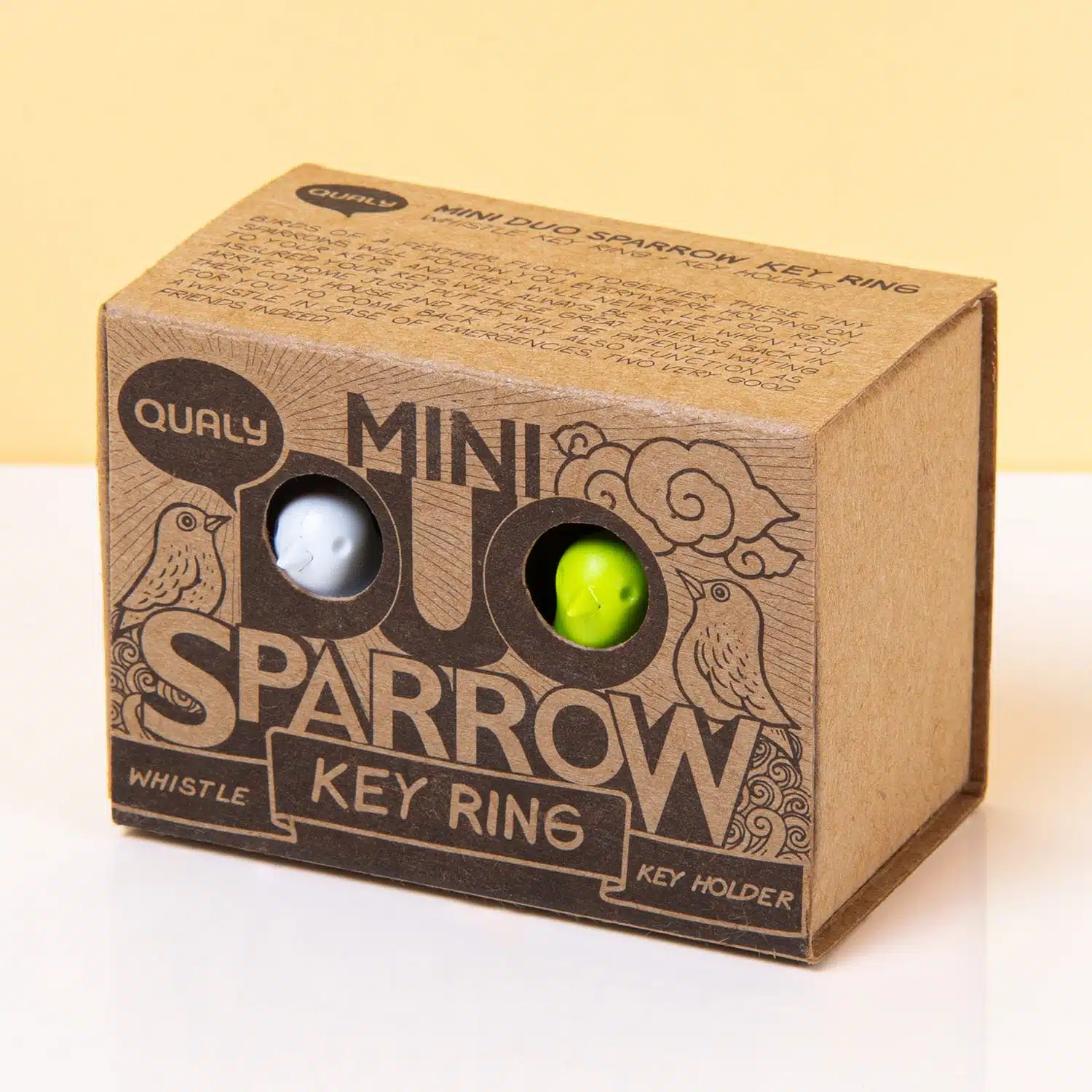 Mini Sparrow Duo Schlüsselanhänger