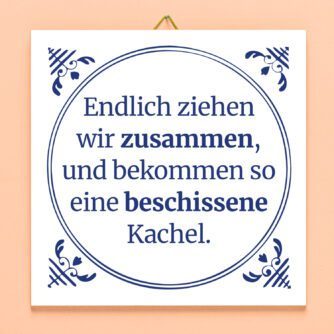 Kachel Endlich ziehen wir zusammen